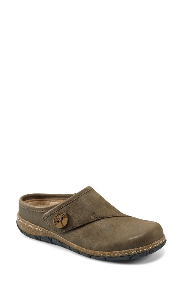 アース レディース シューズ サンダル Earth Ezra Clog Women DARK GREEN グリーン