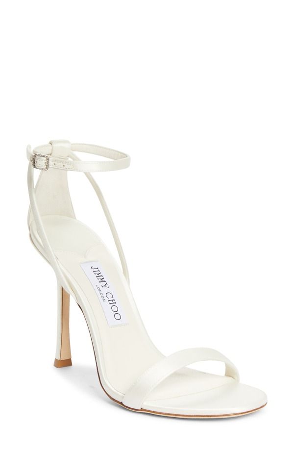 ジミーチュー レディース シューズ スニーカー サンダル アンクル Jimmy Choo Mozankle Strap Bridal Sandal Women IVORY アイボリー