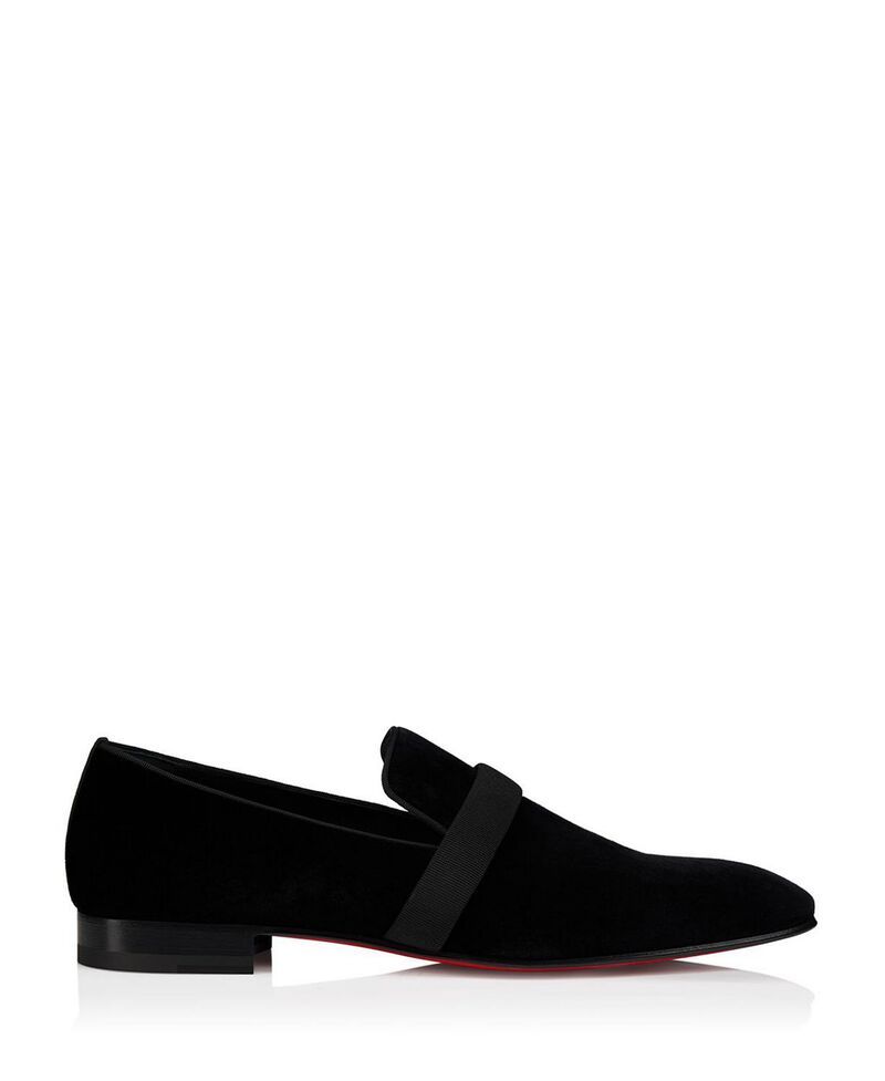 クリスチャン・ルブタン メンズ シューズ スリッポン・ローファー Christian Louboutin Mens Dandydeco Loafers Black ブラック