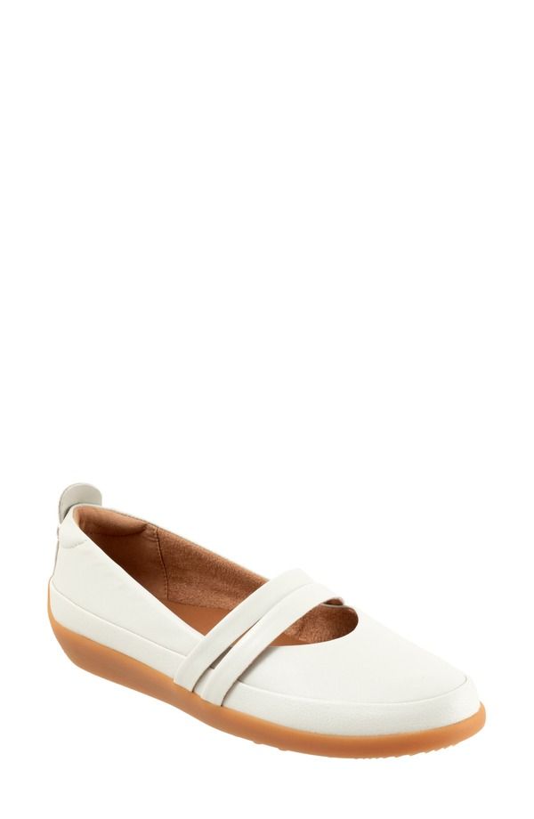 ソフトウォーク レディース シューズ パンプス SoftWalk Devon Mary Jane Flat Multiple Widths Available Women OFF WHITE オフホワ
