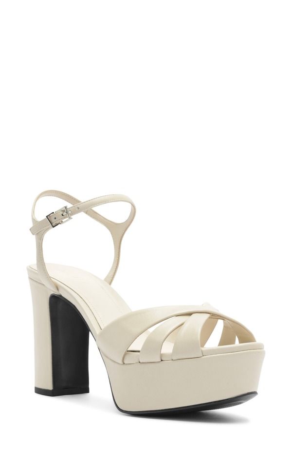 シュッツ レディース シューズ パンプス プラットフォーム サンダル Schutz Keefa Platform Sandal Women SUGAR WHITE ホワイト 38,220円