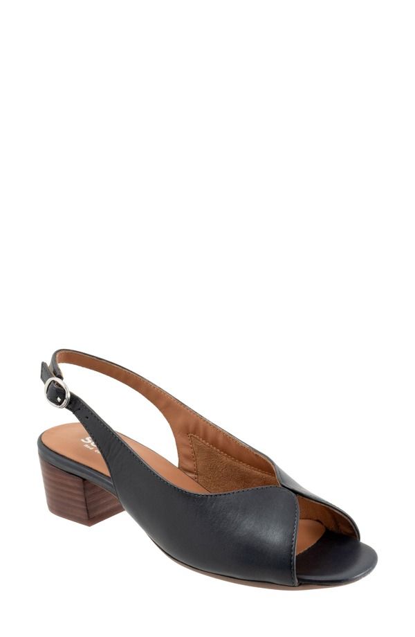 ソフトウォーク レディース シューズ ヒール サンダル SoftWalk Lakewood Slingback Sandal Multiple Widths Available Women NAVY