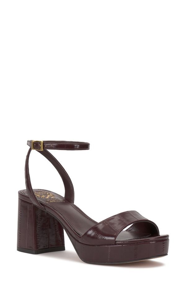 ヴィンスカムート レディース シューズ パンプス プラットフォーム サンダル Vince Camuto Pendreya Platform Sandal Women POMEGRANATE