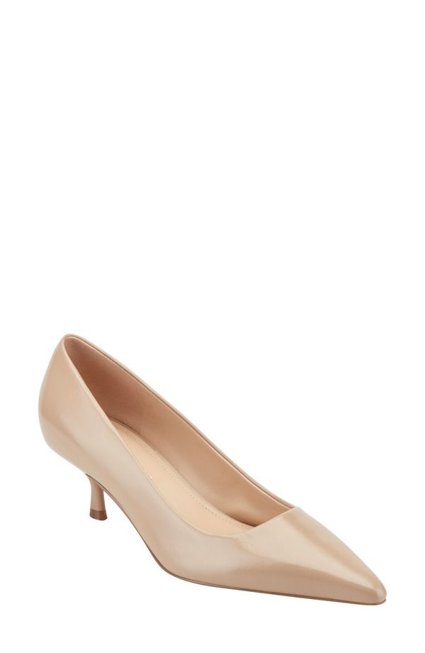 マーク・フィッシャー レディース シューズ パンプス ヒール Marc Fisher LTD Calynna Pointed Toe Kitten Heel Pump BEIGE ベージュ 27,820円