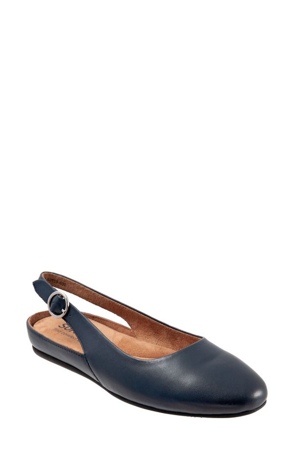 ソフトウォーク レディース シューズ サンダル SoftWalk Sandy Slingback Flat Sandal Women NAVY ネイビー 26,520円