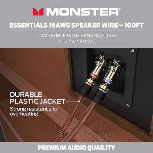 MONSTER スピーカーケーブル 16ゲージ 1巻 30.48m (100ft)ME-S16-30M【国内正規品】送料無料