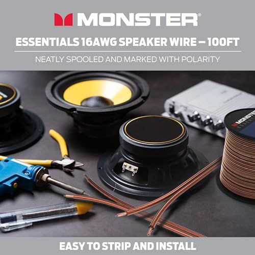 MONSTER スピーカーケーブル 16ゲージ 1巻 30.48m (100ft)ME-S16-30M【国内正規品】送料無料