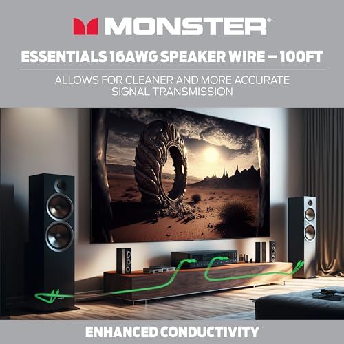 MONSTER スピーカーケーブル 16ゲージ 1巻 30.48m (100ft)ME-S16-30M【国内正規品】送料無料