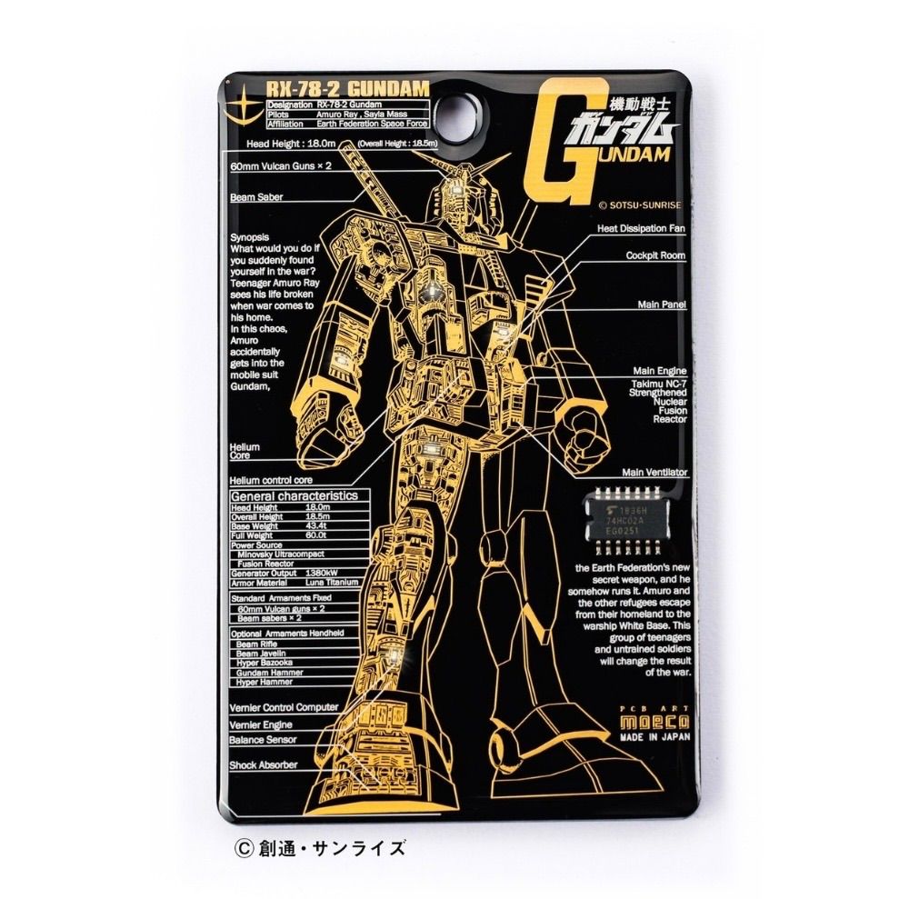 【新品】ガンダム ICカードケース FLASH 基板アート 機動戦士ガンダム