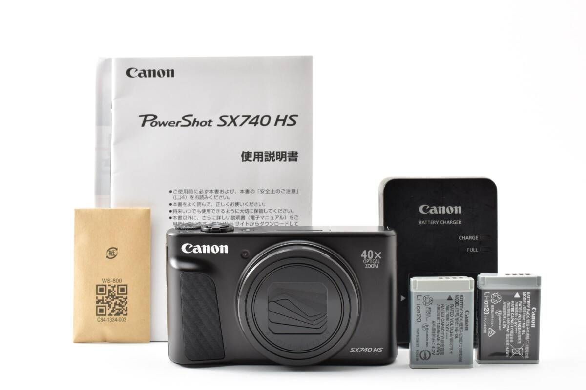 ★極上美品★キヤノン Canon PowerShot SX740 HS ブラック コンパクトデジカメ★　YMA1849＃66 56,280円