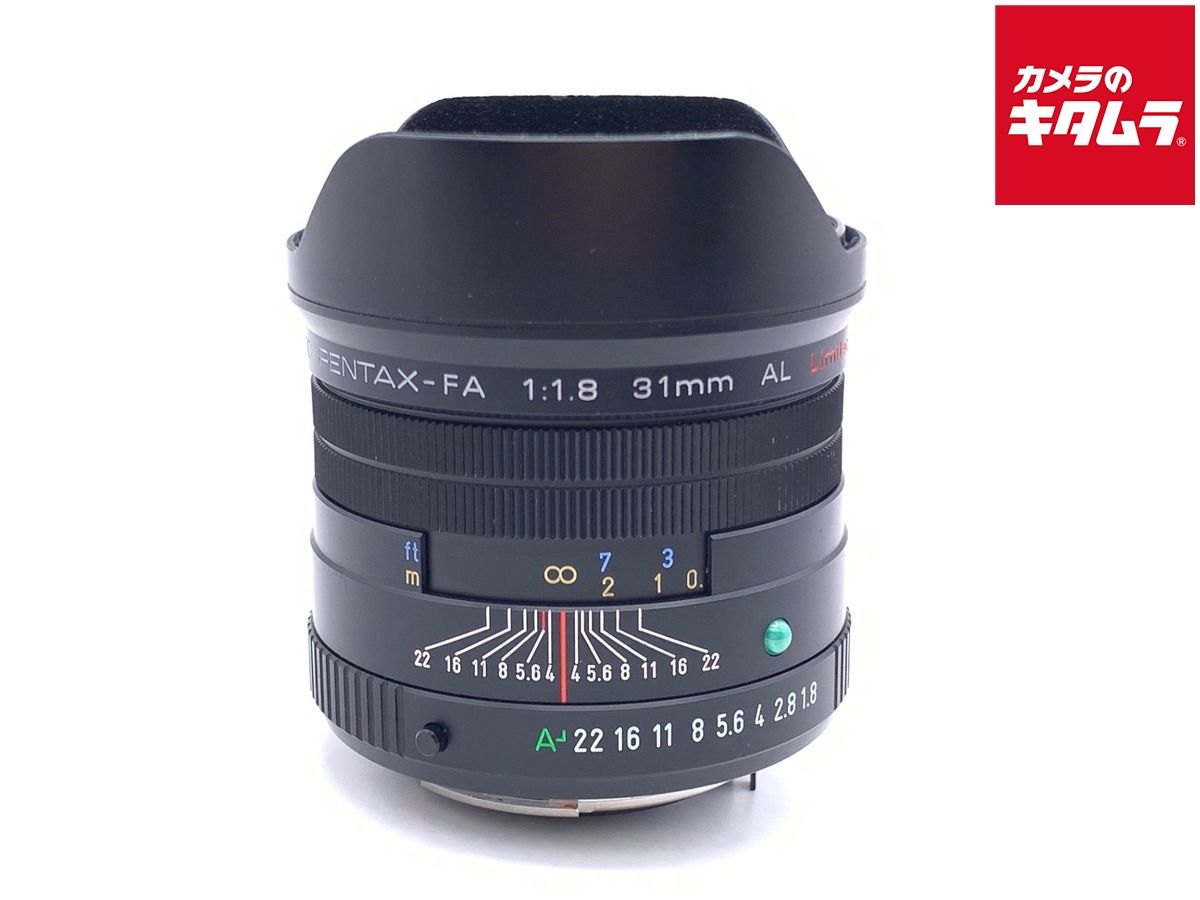 【中古】 【良品】 ペンタックス FA 31mm F1.8 AL Limited (ブラック)