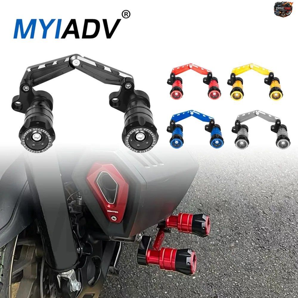BMW C400GT C400X、HONDA PCX 125 150 160、FORZA 300 350 用オートバイ排気管転倒防止スティックリバースプロテクター