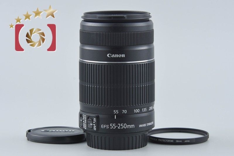 【中古】Canon キヤノン EF-S 55-250mm f/4-5.6 IS II 19,800円