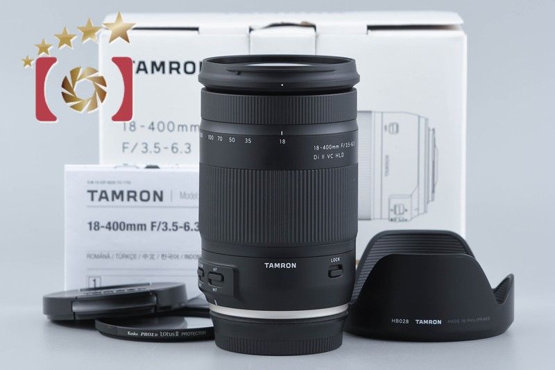 【中古】TAMRON タムロン B028 18-400mm f/3.5-6.3 Di II VC HLD キヤノン用 元箱付き 88,800円