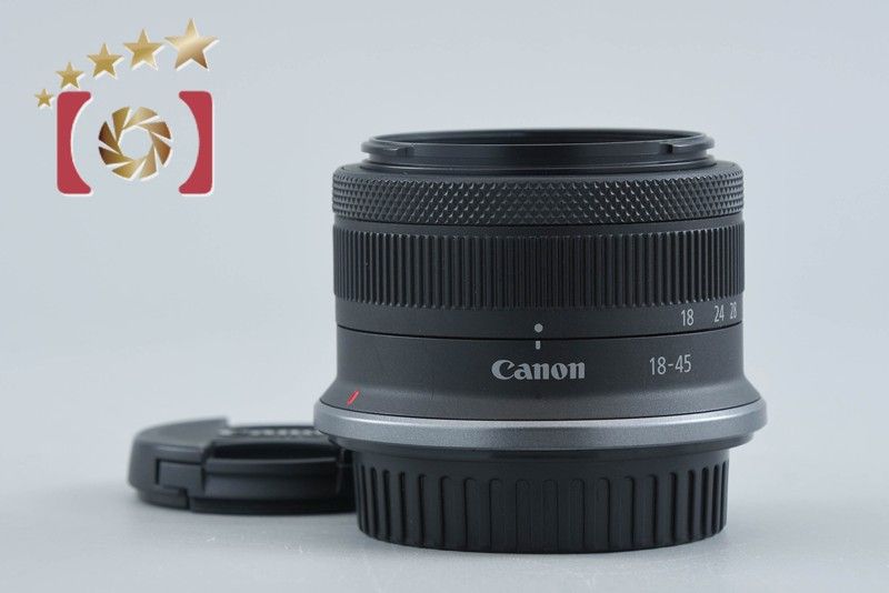 【中古】Canon キヤノン RF-S 18-45mm f/4.5-6.3 IS STM ブラック 12,800円
