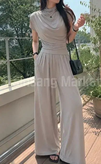 即時発送 ベブ アイス ズボンセット セット価格 冷感素材生地 夏生地 ゲストルック