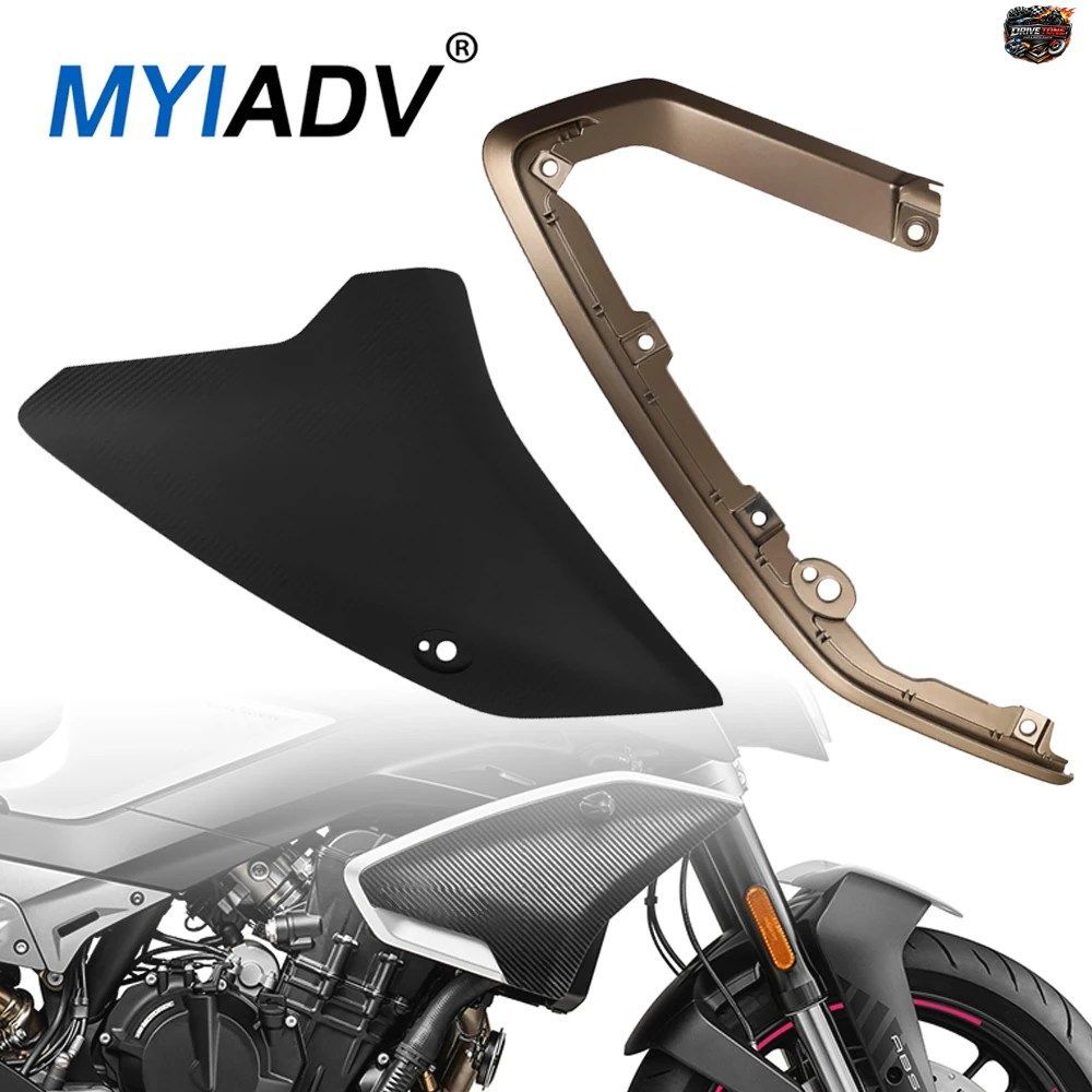 CFMOTO 800NK 800 NK NK800 オートバイ用ラジエーター左右保護パネル、ウォータータンクサイドフェアリング装飾パネルストリップ