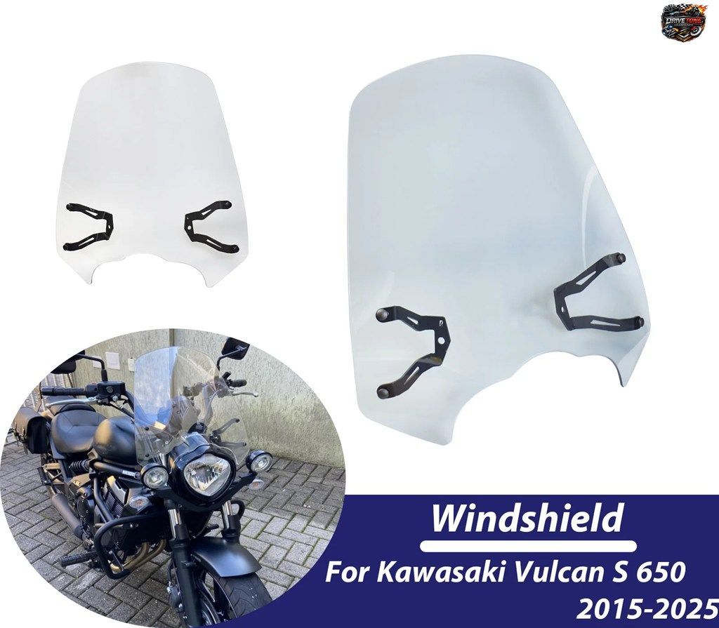 カワサキ バルカンS 650 2015-2023 EN650 VN650用モーターサイクルウインドシールドウィンドディフレクタープロテクター モーターサイクル