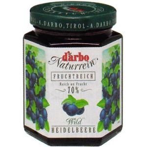 【新品・3営業日で発送】Adolf Darbo ダブルフルーツ チロリアン ブルーベリー ジャム (2500003)【入数:60】