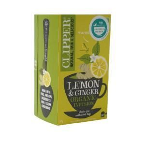 【新品・3営業日で発送】Kallo Foods 【クリッパー】 オーガニックハーブティー レモン＆ジンジャー 20P (1735024)【入数:24】