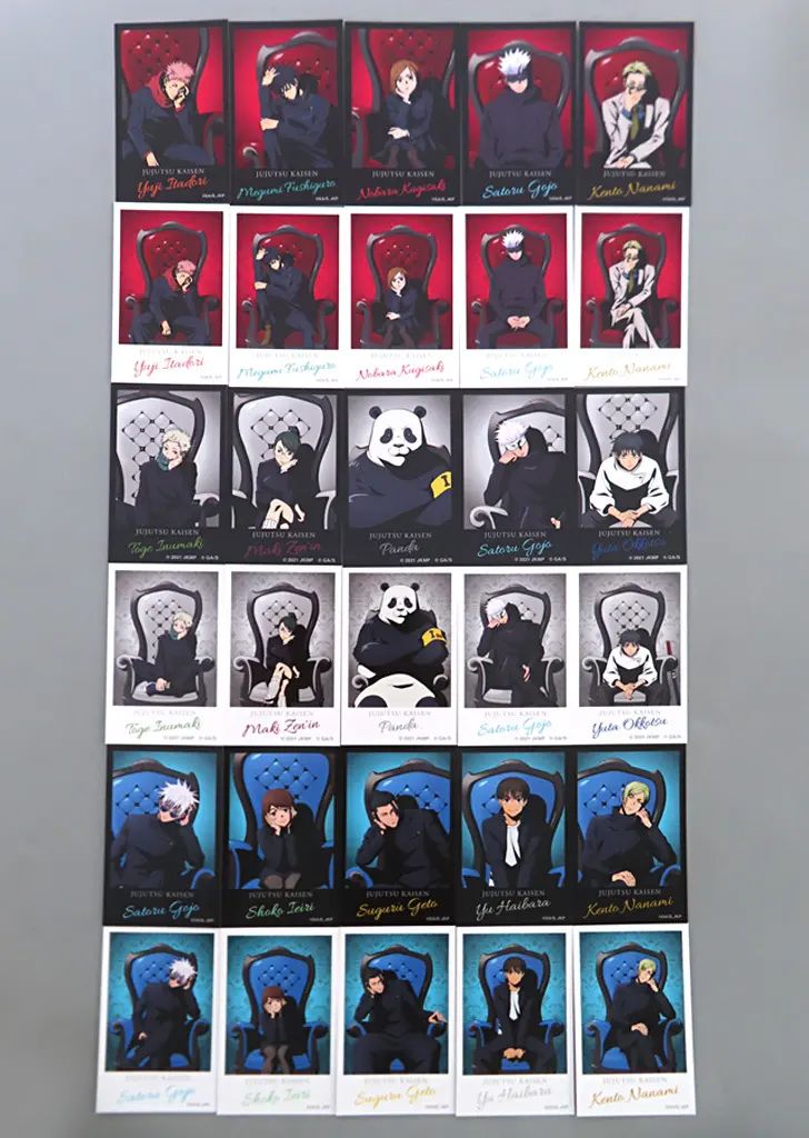 【中古】キャラカード 全30種セット 「呪術廻戦PLAZA in ロフト アニメ『呪術廻戦』5周年 ブラインドフォトカード」