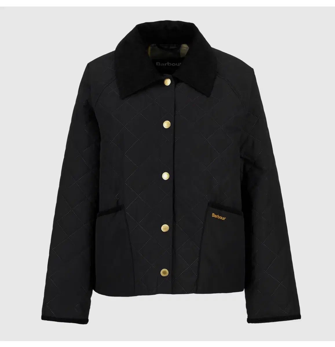 (新品) Barbour キルティング ジャケット 軽量 ダウン UK16