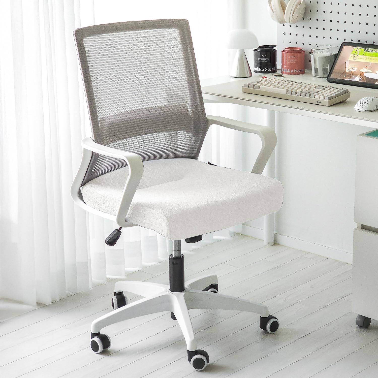 肉厚クッション NEOCHAIR オフィスチェア デスクチェア メッシュ 幅広座面 床傷防止PUキャスター レッグ直径58cm 安全設計 おしゃれカラー 801ｍａ 11,340円