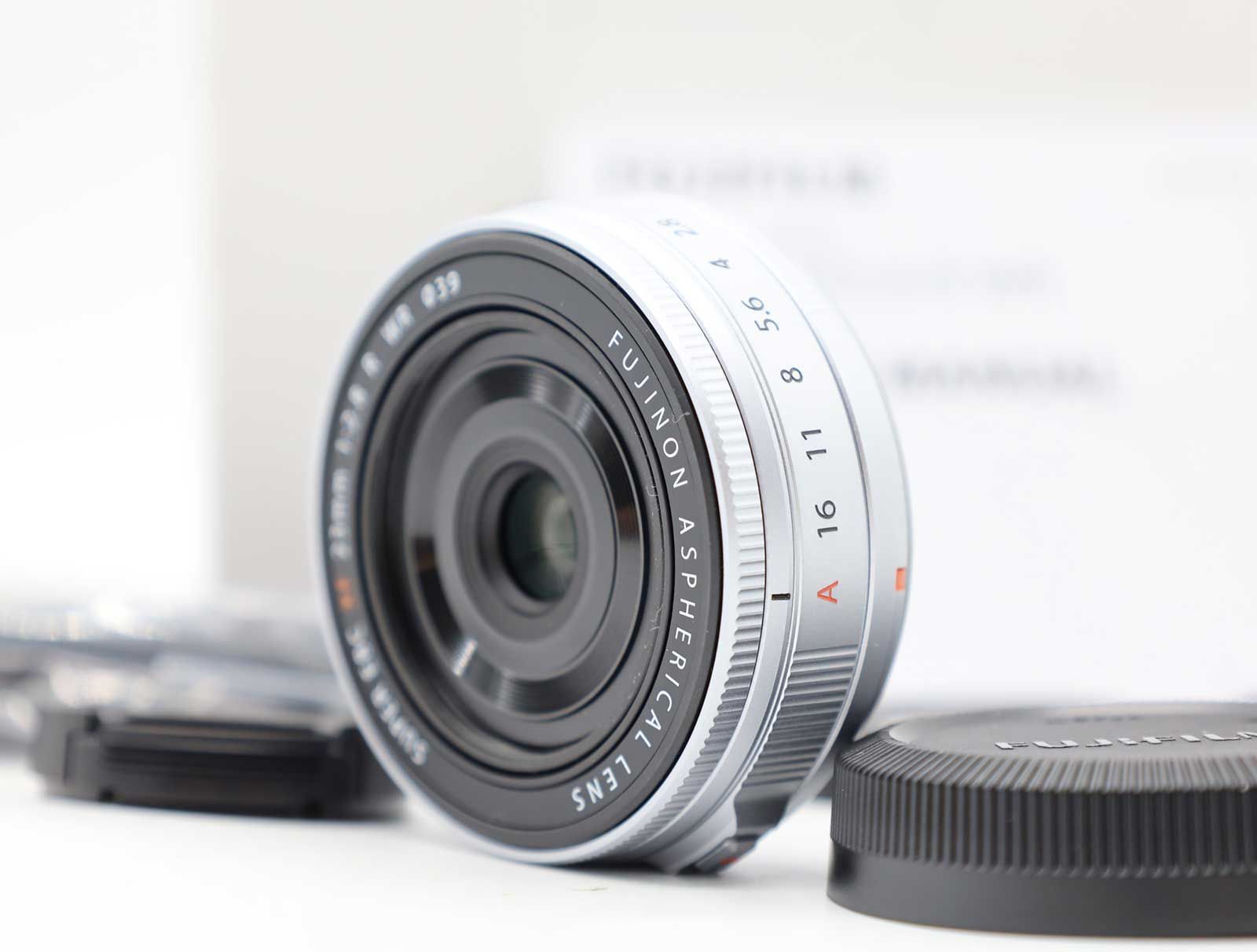 富士フィルム Fujifilm Fujinon XF 23mm f/2.8 R WR Lens Silver 元箱 [新品同様] #Z6723A
