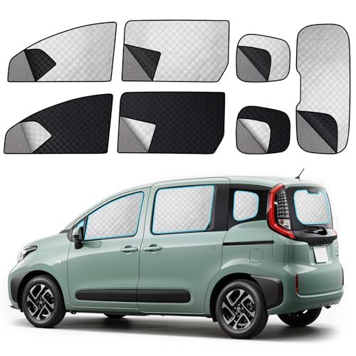ZATOOTO トヨタ シエンタ 10系 専用 サンシェード サイド 軽自動車 メッシュカーテン 網戸 2層タイプ マグネット式 2in1一体式 車中泊 遮光 日差し 紫外線カット 虫よけ 断熱 UVカット 目隠し 換気 プライバシー保護 車 1ee004f9 9,387円