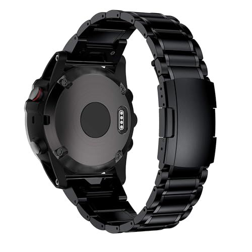 ガーミンチタンベルト Garmin ベルトチタンバンド 22mm/26mm QuickFit Garmin バンド 軽量 155-225mmの手首対応 調整工具付属e