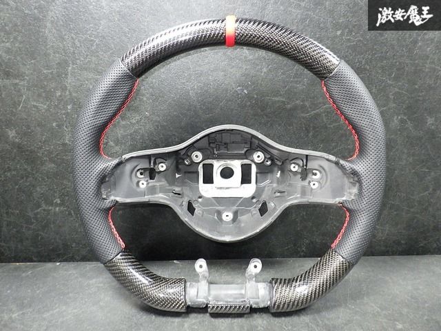 【 新品！ 即発送！】OHC製 メルセデスベンツ AMG G63 W463 カーボン ステアリング ハンドル リアルカーボン レッドステッチ A45 W213