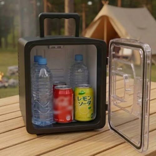 冷温庫 小型 車載 (8L) 【家でも車でも使える】7℃?60℃ 保温/保冷 ワンタッチ操作 温度調節可 静音 省エネ AC/DC給電 12V車対応 車中泊 キャンプ アウトドア iimono117 (ブラック)★m 6d3632e3