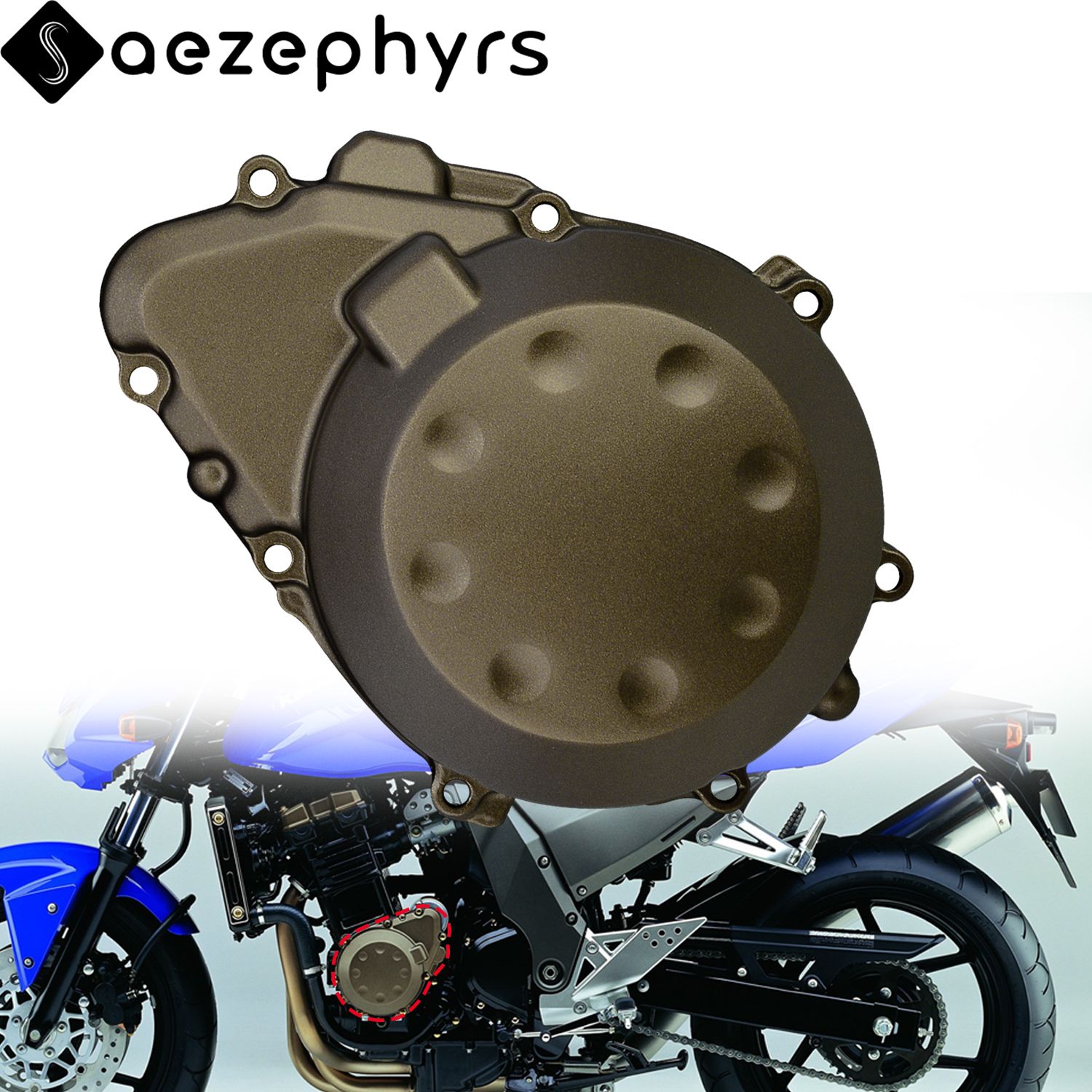 カワサキ Z750S 2005-2006 左エンジンステーターカバー 9,918円