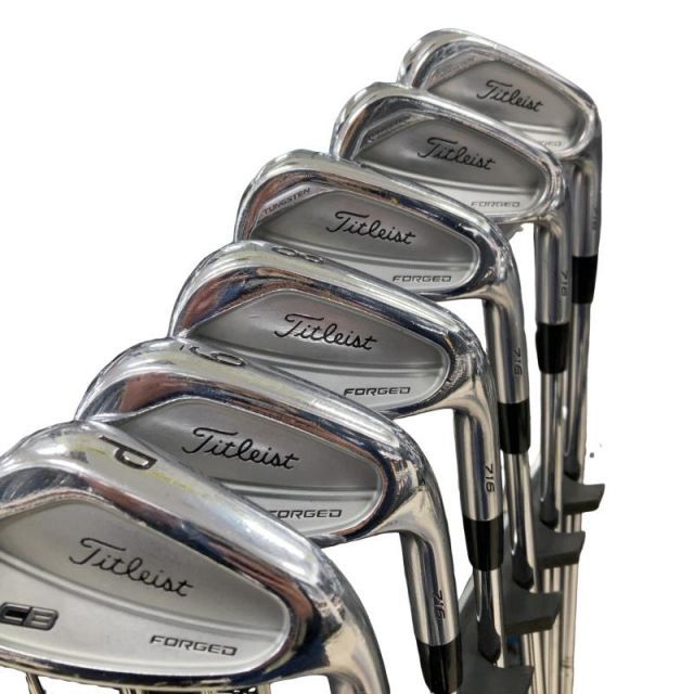 【中古】 タイトリスト Titleist CB 716 6S アイアンセット IR Dynamic Gold AMT (フレックスS) メンズ 男性用 右利き 右用 Cランク ゴルフクラブ