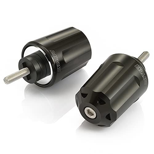 デイトナ(Daytona) バーエンド バイク ホンダ(M6)用 ヘビーウェイト アルミビレット リボルバー ブラック 99837送料無料