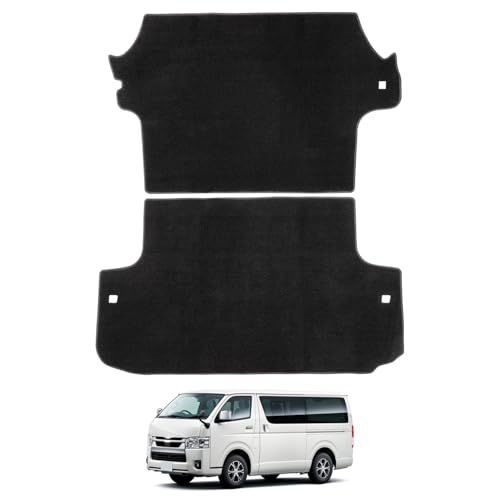 N◆ACE LIGHTING トヨタ ハイエース 200系 ラゲッジマット カーペット HIACE KDH 1?7型 標準ボディ スーパーGL専用 トランクマット 7ｍｍ厚手生地 ハイエース 200 カーゴマット 絨毯タイプ 巻け収納 滑り止 2381557e
