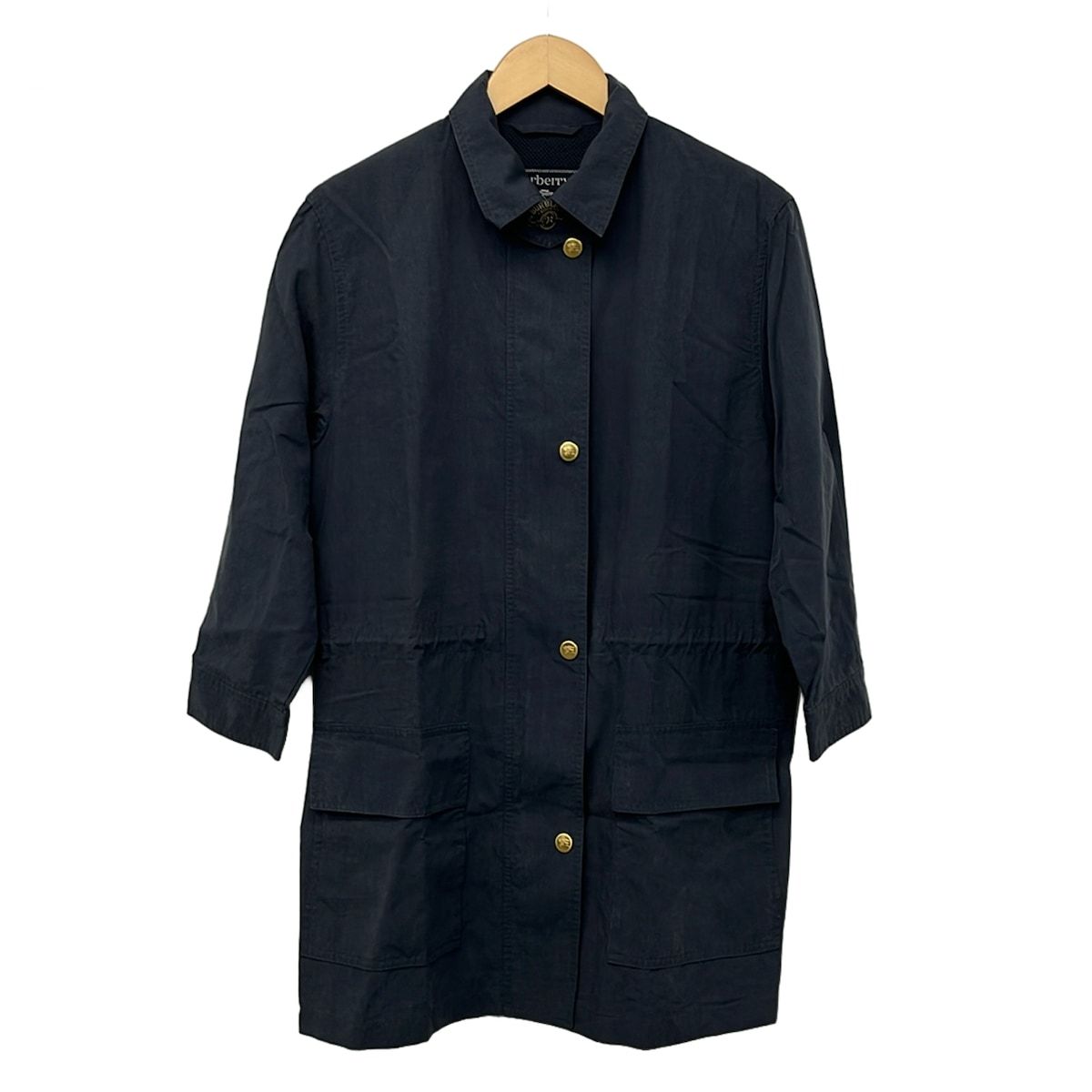 Burberry's(バーバリーズ) コート サイズ40 M レディース - ネイビー 長袖/ジップアップ/春/秋