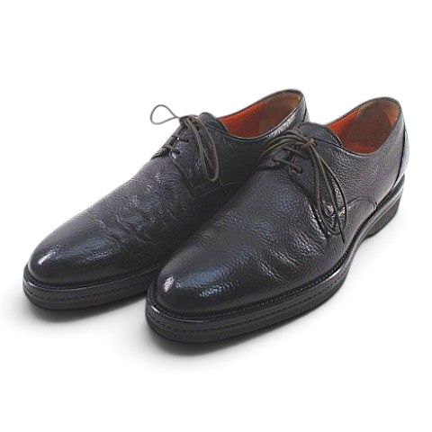 サントーニ SANTONI ビジネスシューズ レースアップ ブラック 黒系 レザー 6 革靴 19,637円