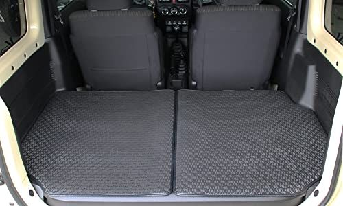 N◆K-PRODUCTS ジムニー JB64 XL XC JB74 ラゲッジマット トランクマット スプリット ステッチ 黒 K-PRODUCTS 220208-1 c99c8501