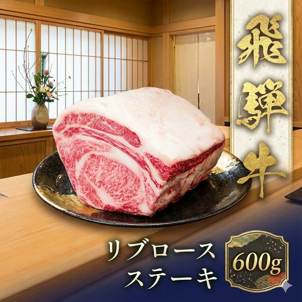飛騨牛 ステーキ 塊 リブロース 600g 【送料込み】 内閣総理大臣賞受賞 岐阜県産 黒毛和牛 ブランド牛 霜降り ブロック 肉 牛肉 記念日 ディナー お祝い ペアセット 結婚記念日 誕生日 プレゼント 30代 40代 50代 夫婦 カップル グルメ 32,370円