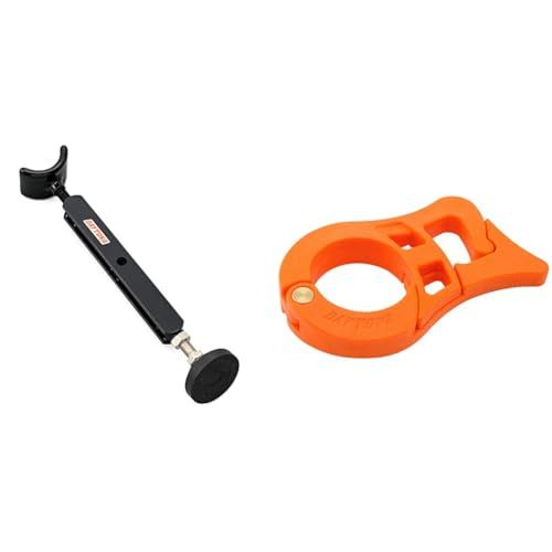 バイク用 メンテナンススタンド リア用 レブル250/500/1100対応 有効長260-370mm イージーリフトアップスタンド ラウンドタイプ 32722 &フロントブレーキバイスロック(オレンジ)送料無料 6,167円