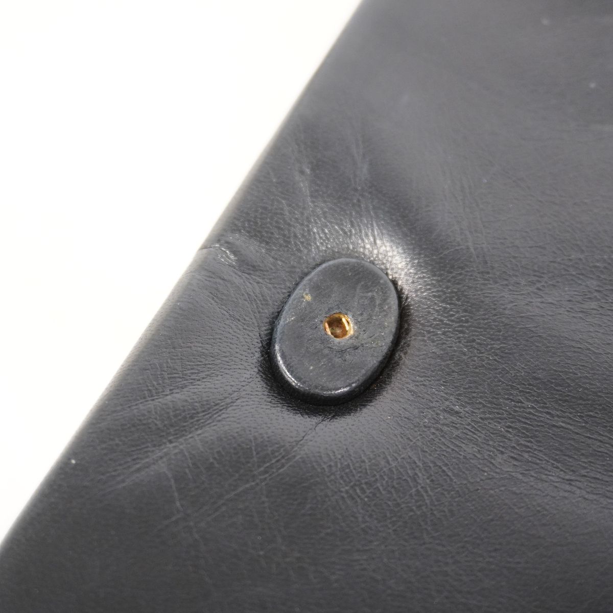 【6ge5988】シャネル ショルダーバッグ ラムスキン ブラック ゴールド金具【中古】レディース