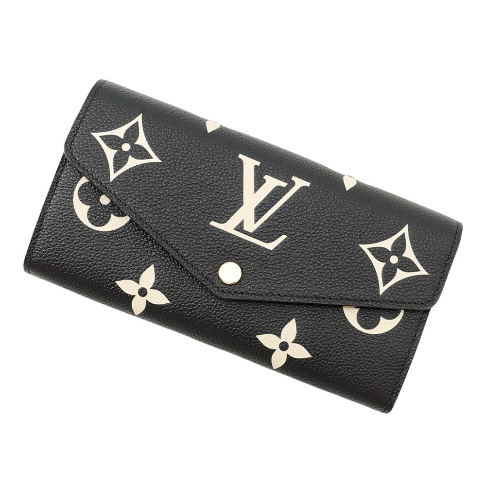 ルイヴィトン 長財布 モノグラム・アンプラント ポルトフォイユ・サラ M80496 LOUIS VUITTON ブラック 黒