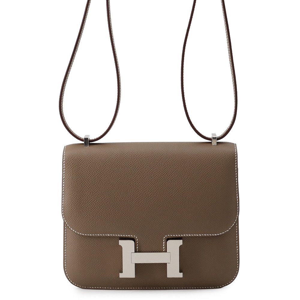 エルメス ショルダーバッグ ミニ コンスタンス3 エトゥープ/シルバー金具 エプソン G刻印 HERMES Constance 898,380円