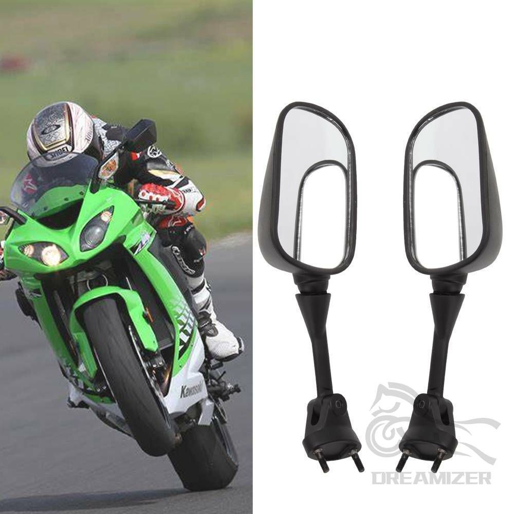 ヤマハ R1/R6/FZ1S 用 ブラック サイドミラー 2006-2013