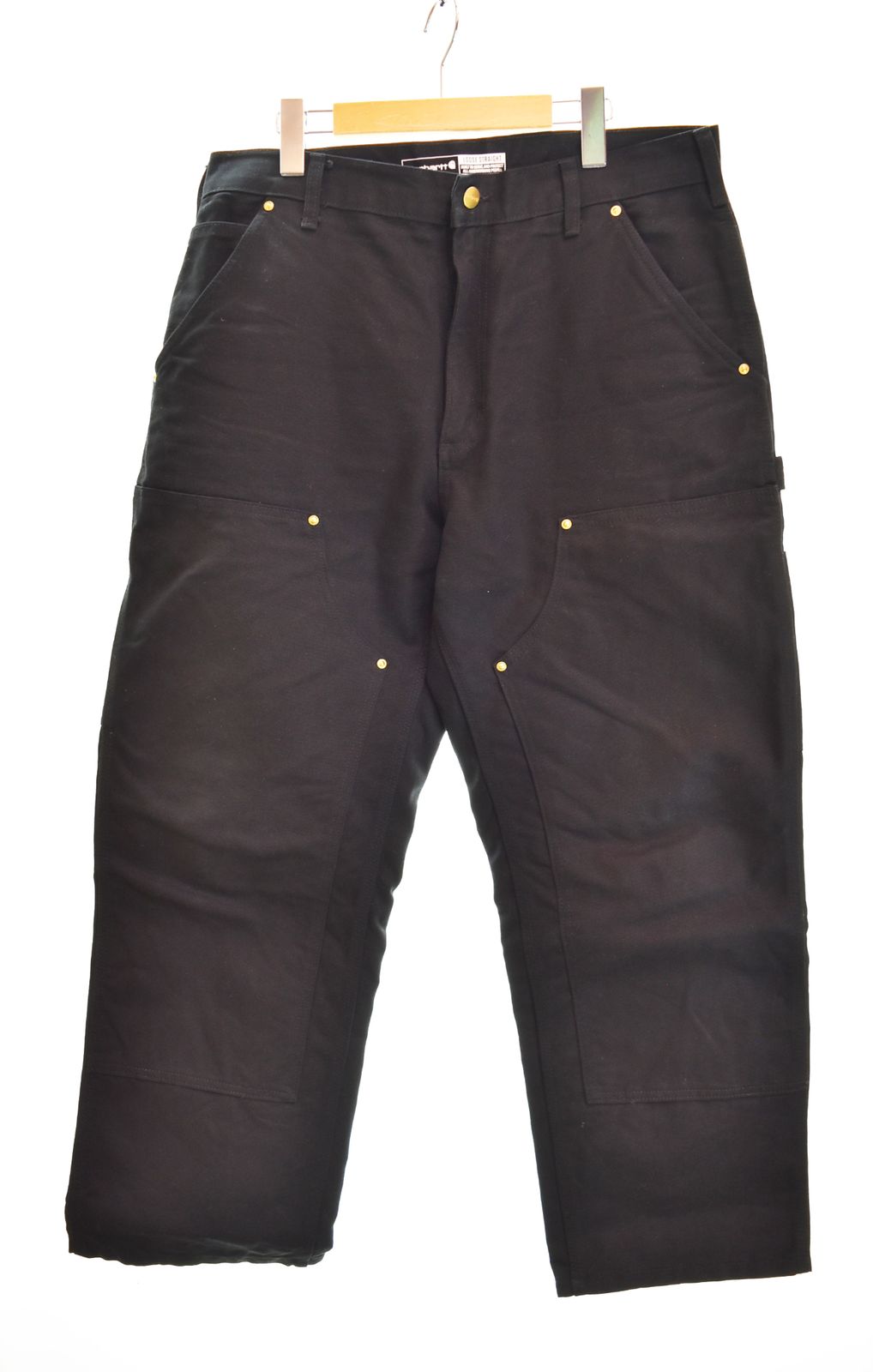 カーハート Carhartt DUCK DOUBLE KNEE PAINTER PANTS ダブルニー ペインターパンツ B01 ボトムスその他 ブラック 34 103MB-1103