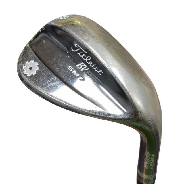 【中古】 タイトリスト VOKEY SPIN MILLED SM7 ブラッシュドスチール 58°/12°D ウェッジ WG 純正特注シャフト (フレックスX) メンズ 男性用 右利き 右用 Cランク ゴルフクラブ