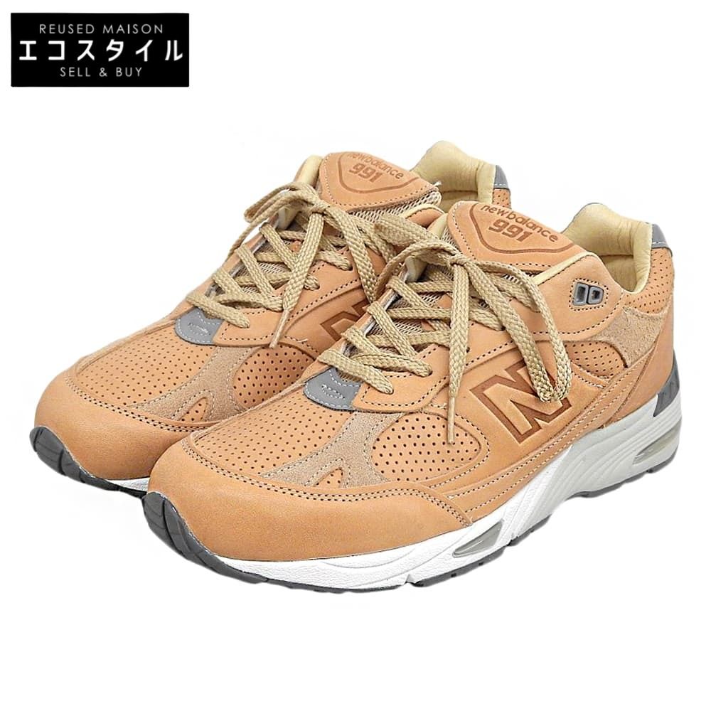 NEW BALANCE　ニューバランス　美品 TAN タン スニーカー シューズ メンズ ベージュ系 10 1/2D M991VT　10 1/2(US)