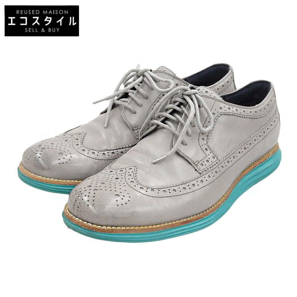 COLE HAAN　コールハーン　美品 ルナグランド ウィングチップシューズ メンズ レザー グレー 10 C11948　10(US) 8,394円