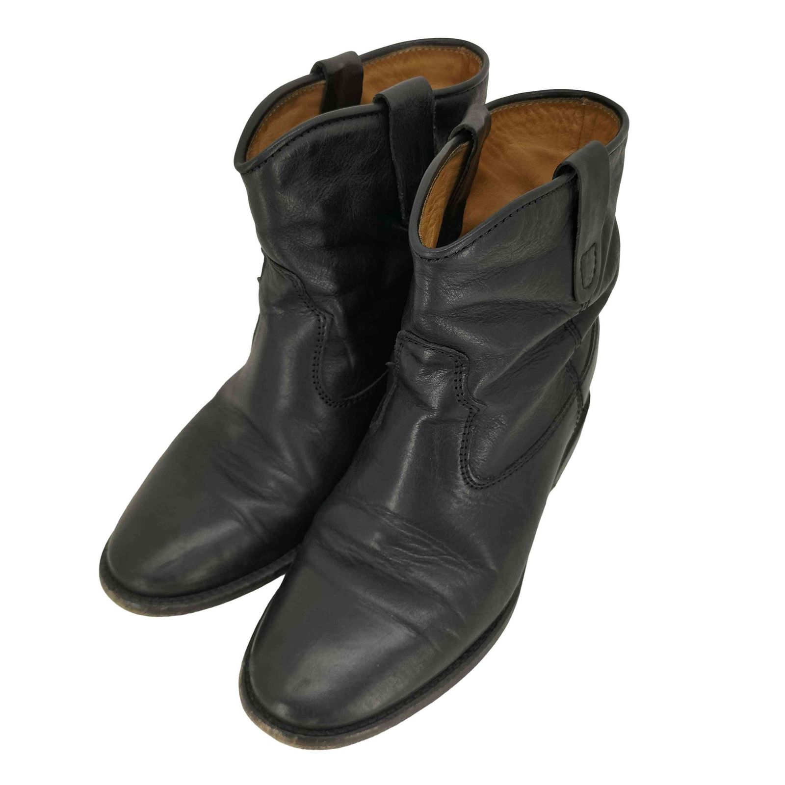 Isabel Marant Etoile ISABEL MARANT ETOILE Portuguese Leather Short Boots Womens EUR: 36